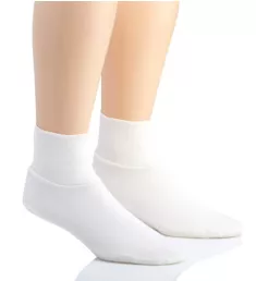 Latex Free Organic Cotton Socks - 2 Pack natwht S