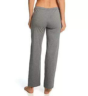 Latex Free Cotton Drawstring Sleep Pant w/ Pockets Heather Grey 5