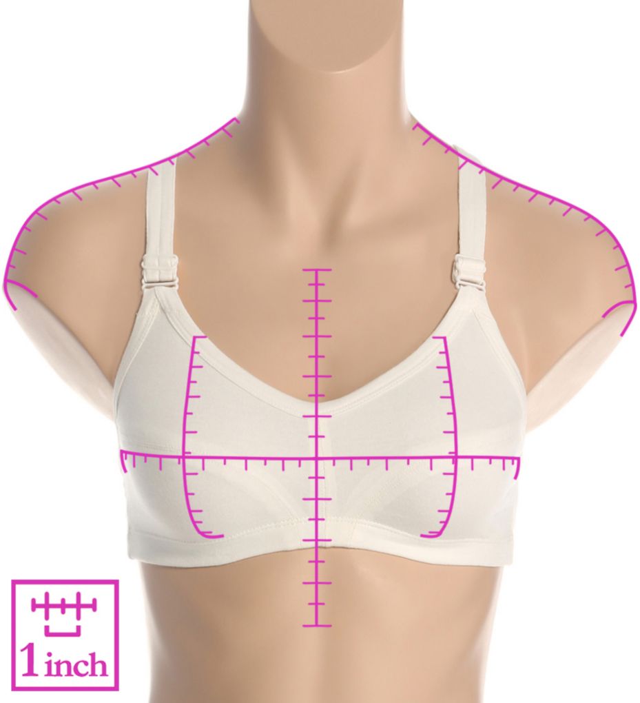 Latex Free Organic Cotton Slimfit Pullover Bra