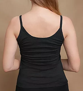 Latex Free Organic Cotton Camisole Heather Grey 8