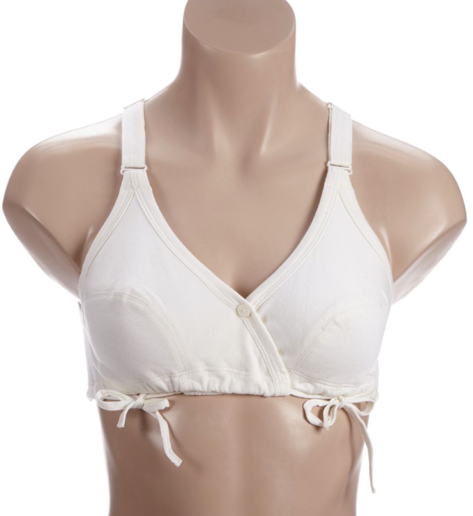 Latex Free Organic Cotton Side-Tie Bra