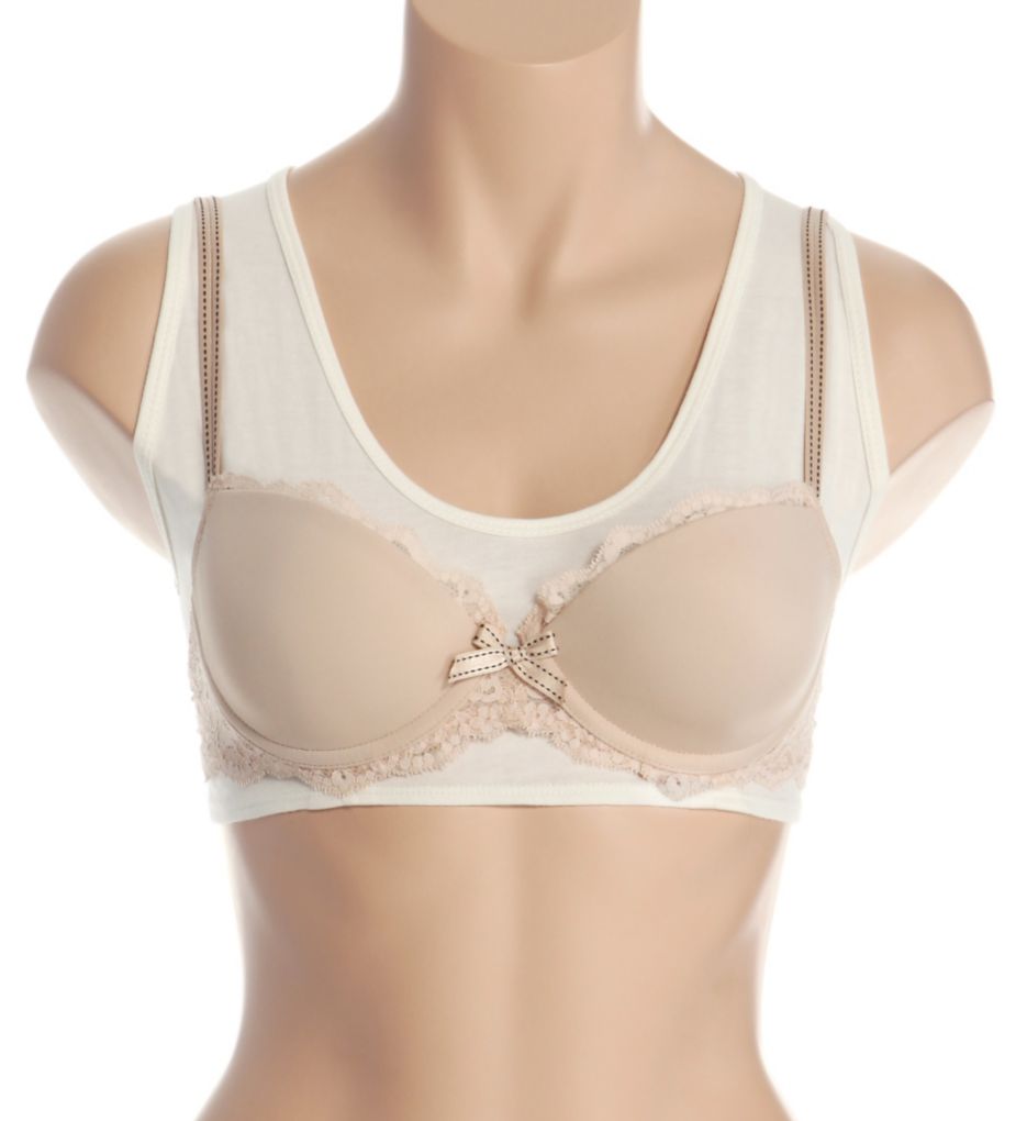 Cottonique Latex Free Organic Cotton Bra Liner W12226 - Image 6