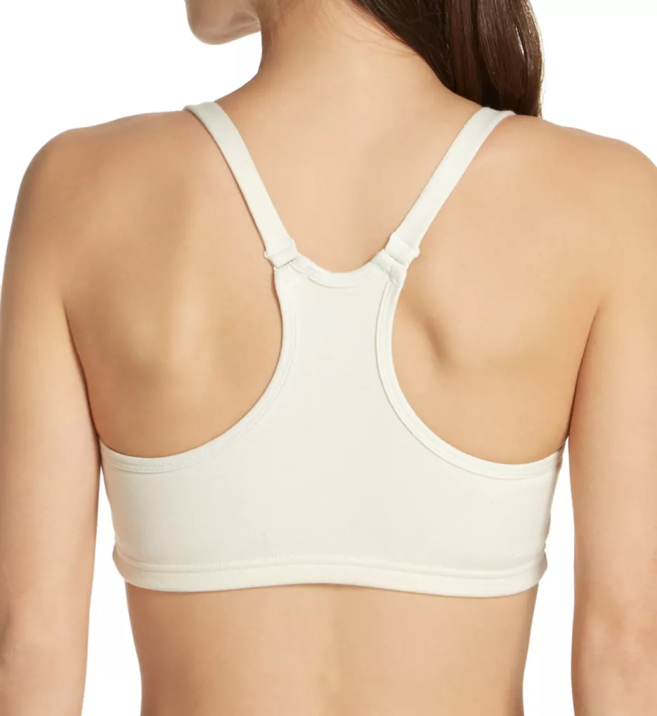 Cottonique Women's Hypoallergenic Racer Back Front Closure Support