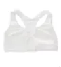 Cottonique Latex Free Organic Cotton Racerback Croptop Bra W12299 - Image 5