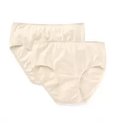 Latex Free Organic Cotton Waist Brief - 2 Pack