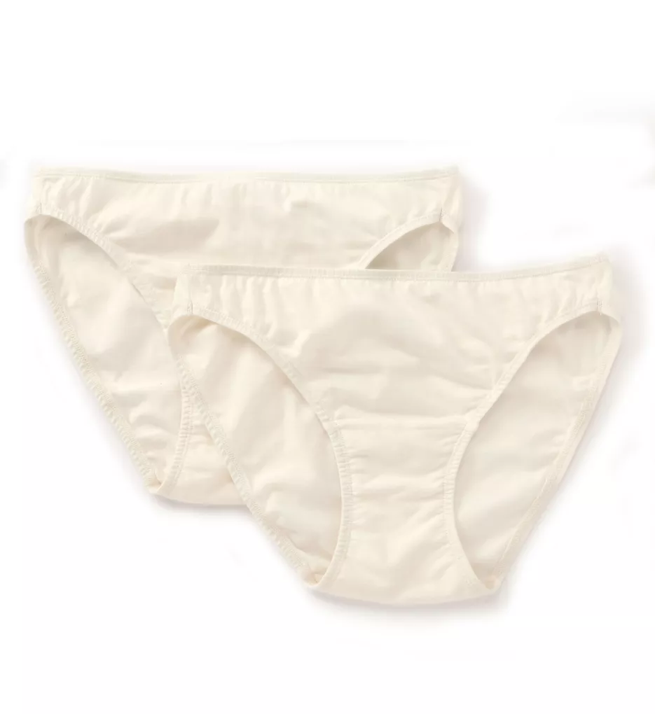 Latex Free Organic Cotton Brief Panty - 2 Pack Natural 4
