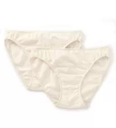 Latex Free Organic Cotton Brief Panty - 2 Pack