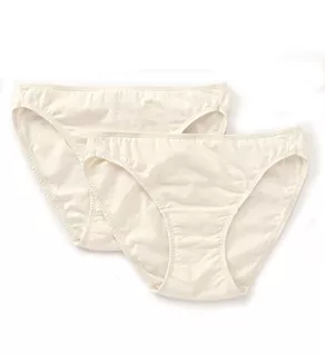 Latex Free Organic Cotton Brief Panty - 2 Pack