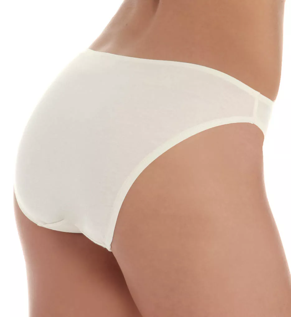 Latex Free Organic Cotton Bikini Panty - 2 Pack Natural 4
