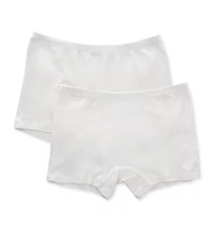 Latex Free Organic Cotton Boyleg Panty - 2 Pack Natural 4