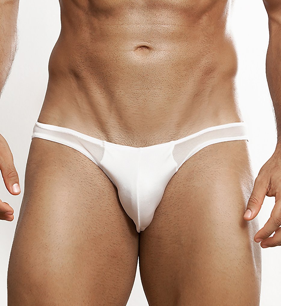 Cover Male CM145 Passion Contour Pouch Sheer Back Bikini Briefs (White)