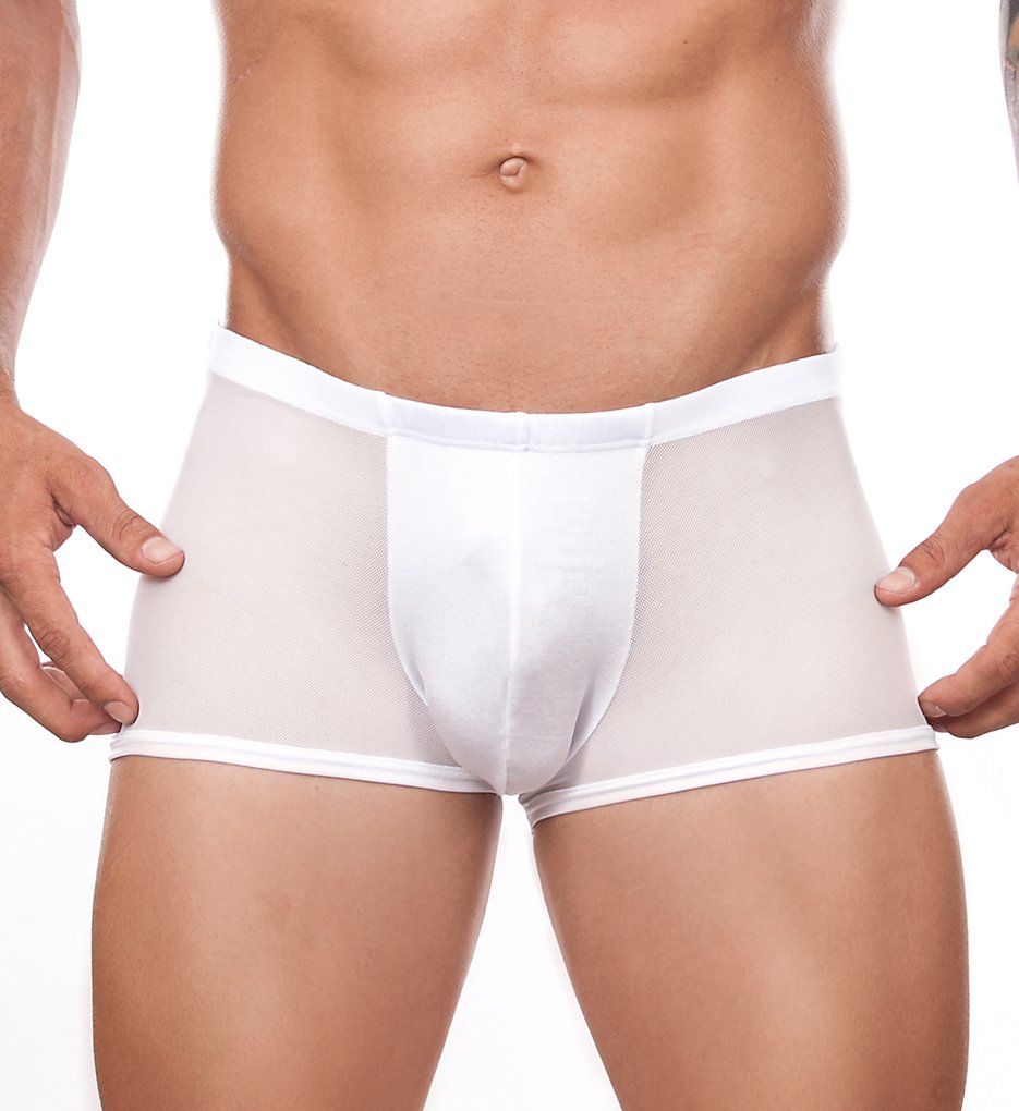 Cover Male CM164 Seductive Large Pouch See Through Trunk (White)