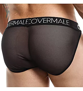 Two-Tone Sheer Back Bikini Brief