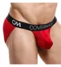 Cover Male Two-Tone Sheer Back Bikini Brief CMI033 - Image 1