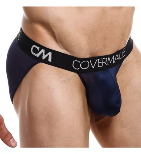 Cover Male Two-Tone Sheer Back Bikini Brief CMI033