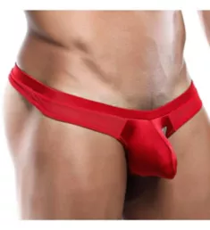 Microfiber Pouch Thong Red S