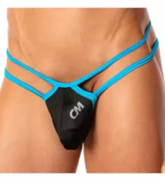 Catamaran Two-Tone Thong BLK S