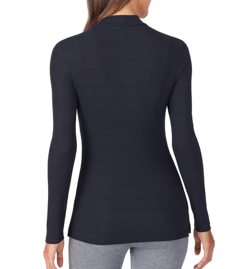 Softwear with Stretch Ribbed Long Sleeve Shirt