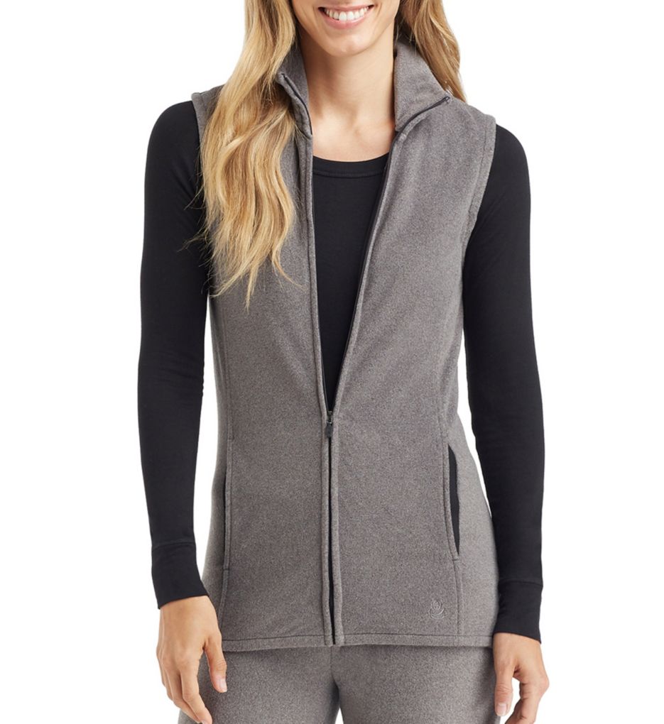 Fleecewear with Stretch Full Zip Vest-fs