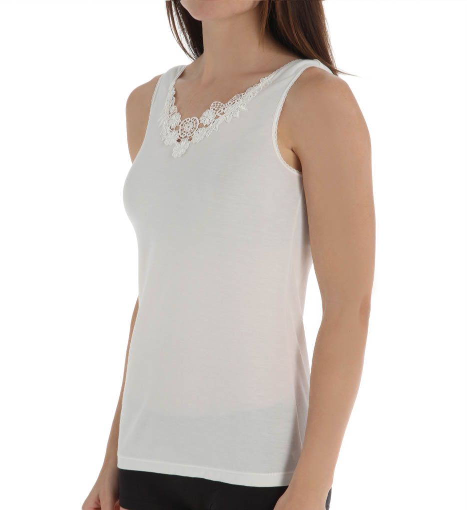 LACE TRIM TANK