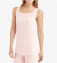 SofTech Wide Stretch Lace Tank Pink S