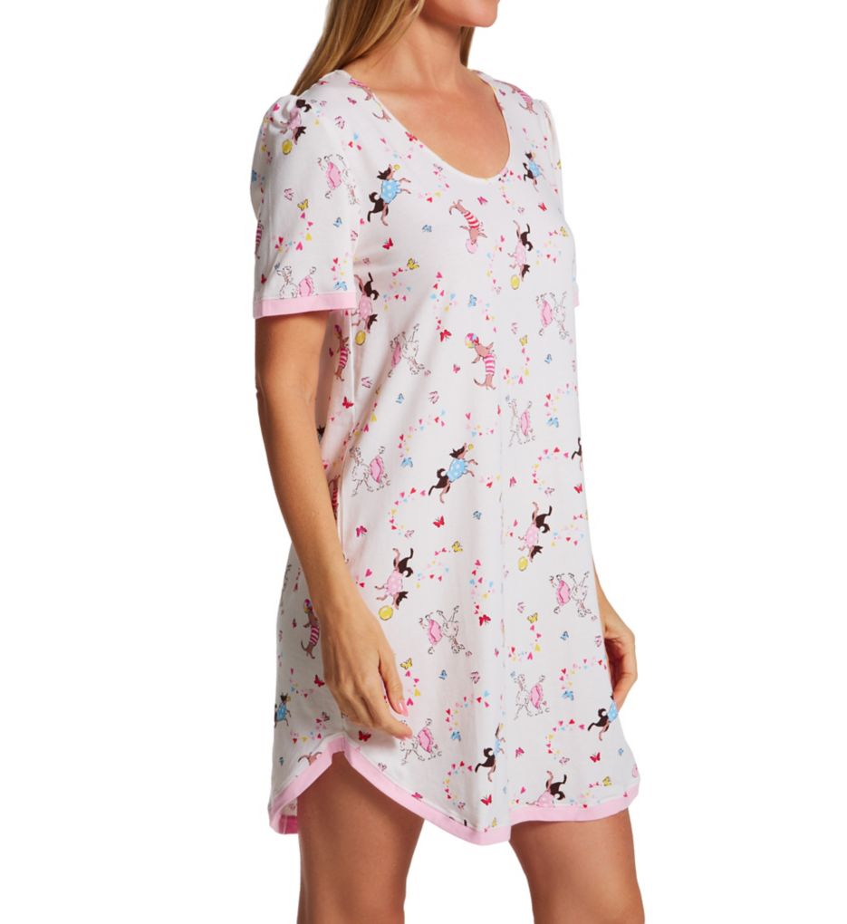 Short Sleeve Printed Sleep Shirt