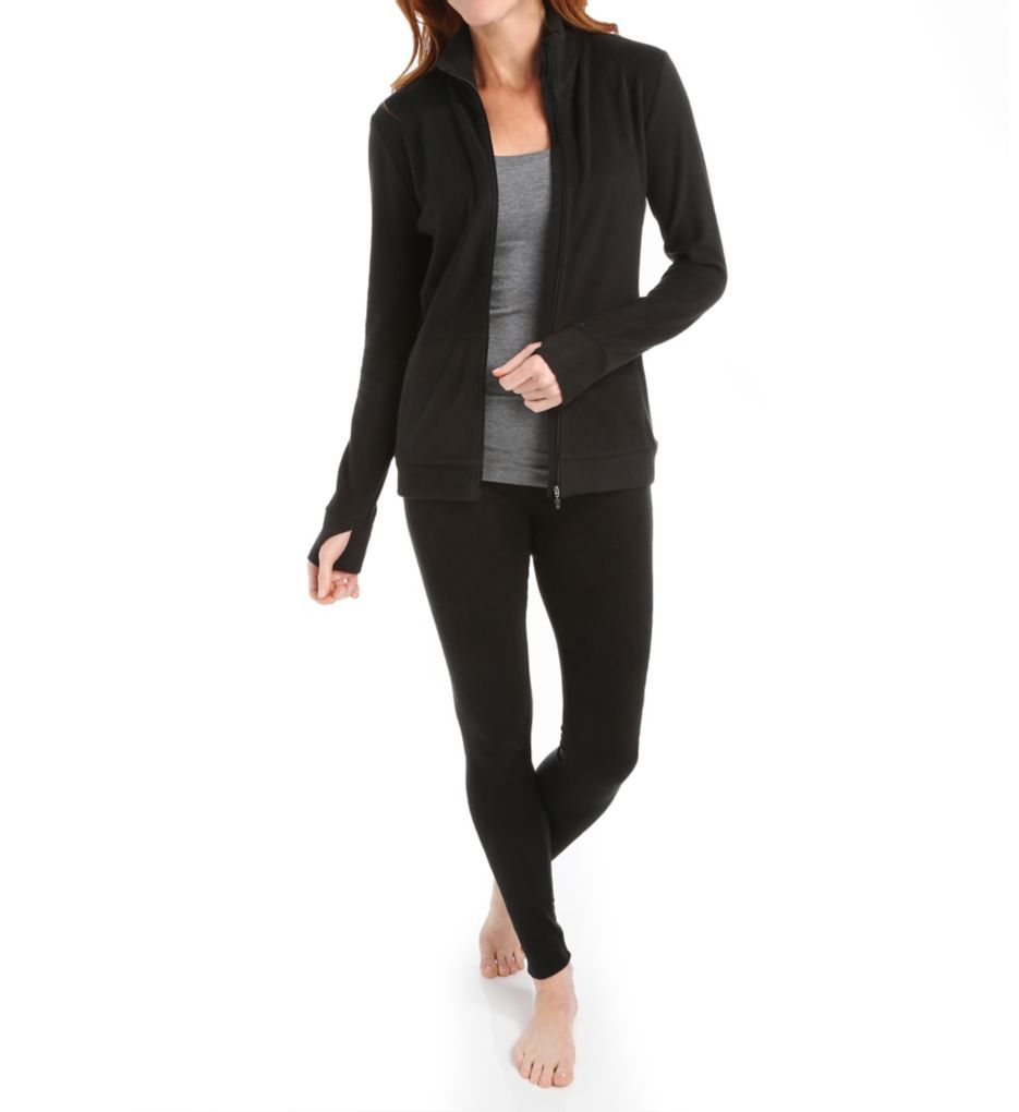 Fleecewear with Stretch Long Sleeve Zip-Up-cs2