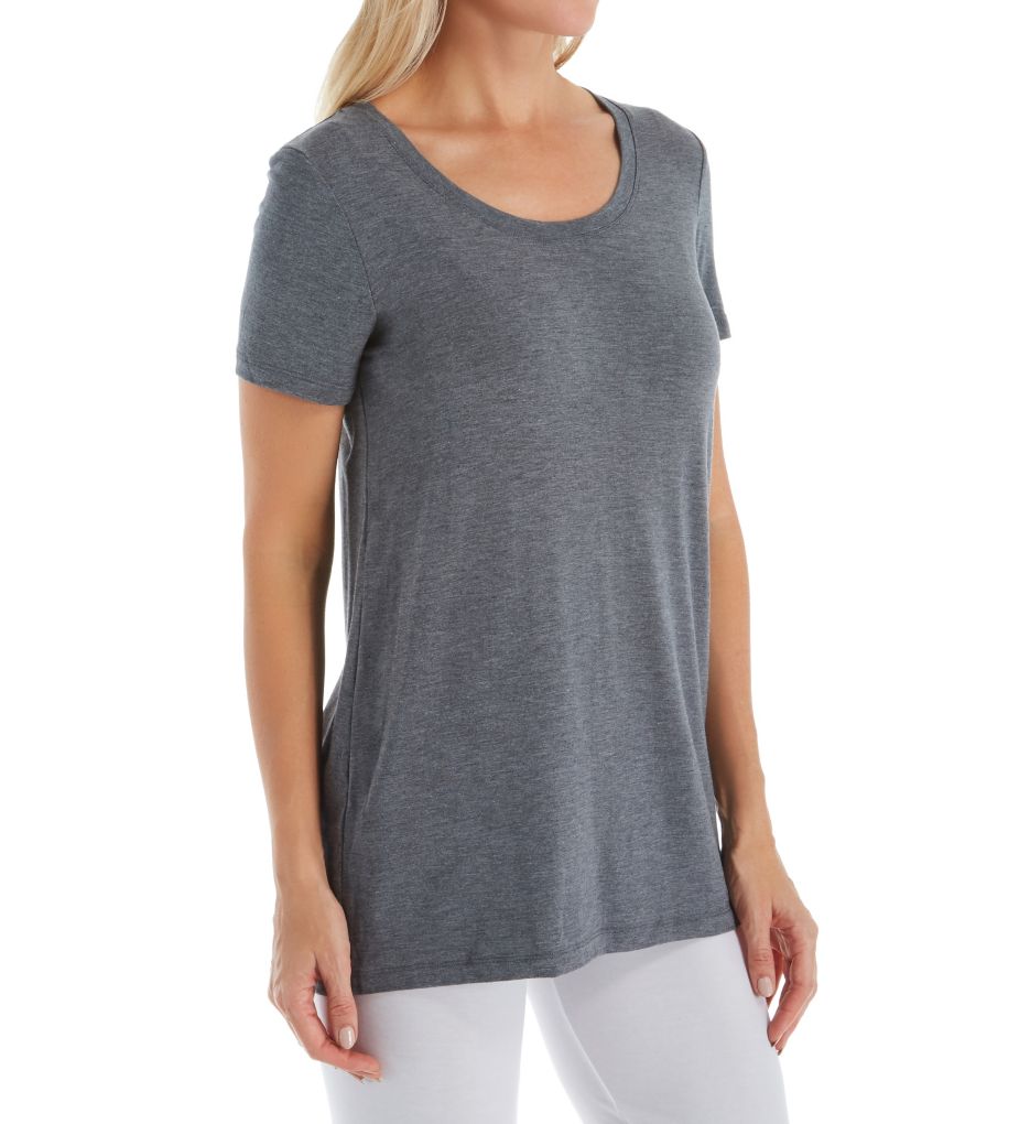 Softwear with Stretch Short Sleeve Scoop Neck Tee