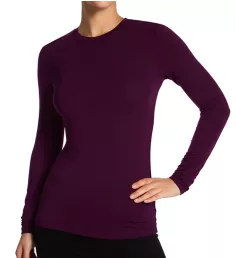 Softwear with Stretch Long Sleeve Crew Neck Shirt