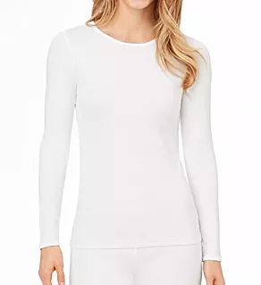 Climatesmart Long Sleeve Crew Neck Shirt White M