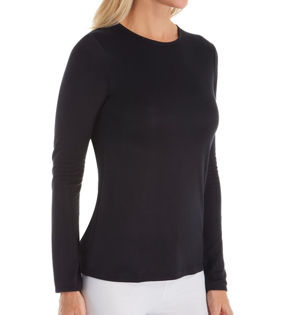 Cuddl Duds Women's Softwear V-Neck Long-Sleeve Layering Top