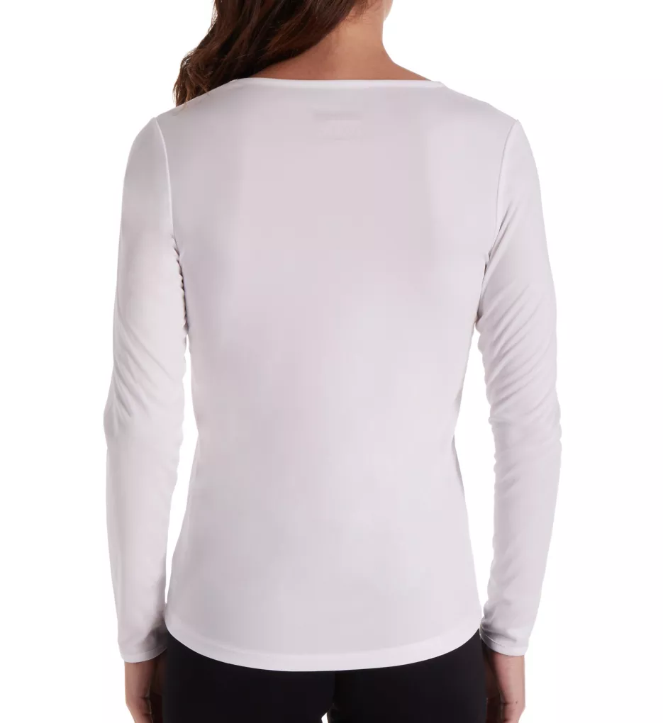 Climatesmart Long Sleeve V-Neck Shirt Blush Pink XL