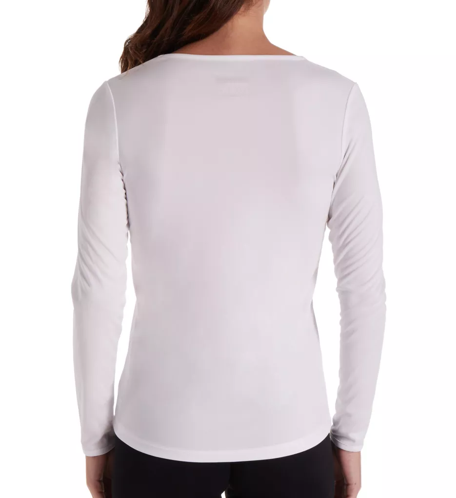 Climatesmart Long Sleeve V-Neck Shirt White L