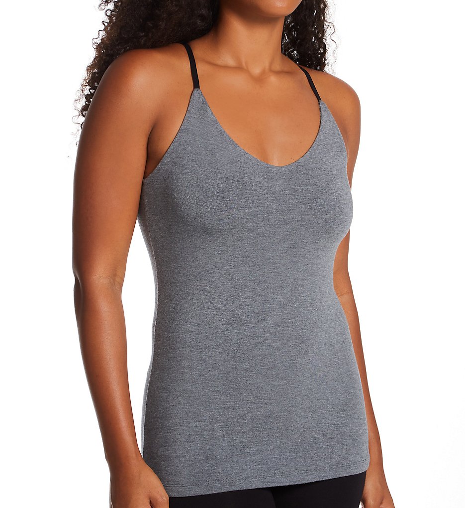 Softwear with Stretch Camisole Charcoal Heather L