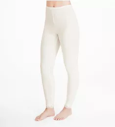 Softwear Lace Edge Legging Ivory S