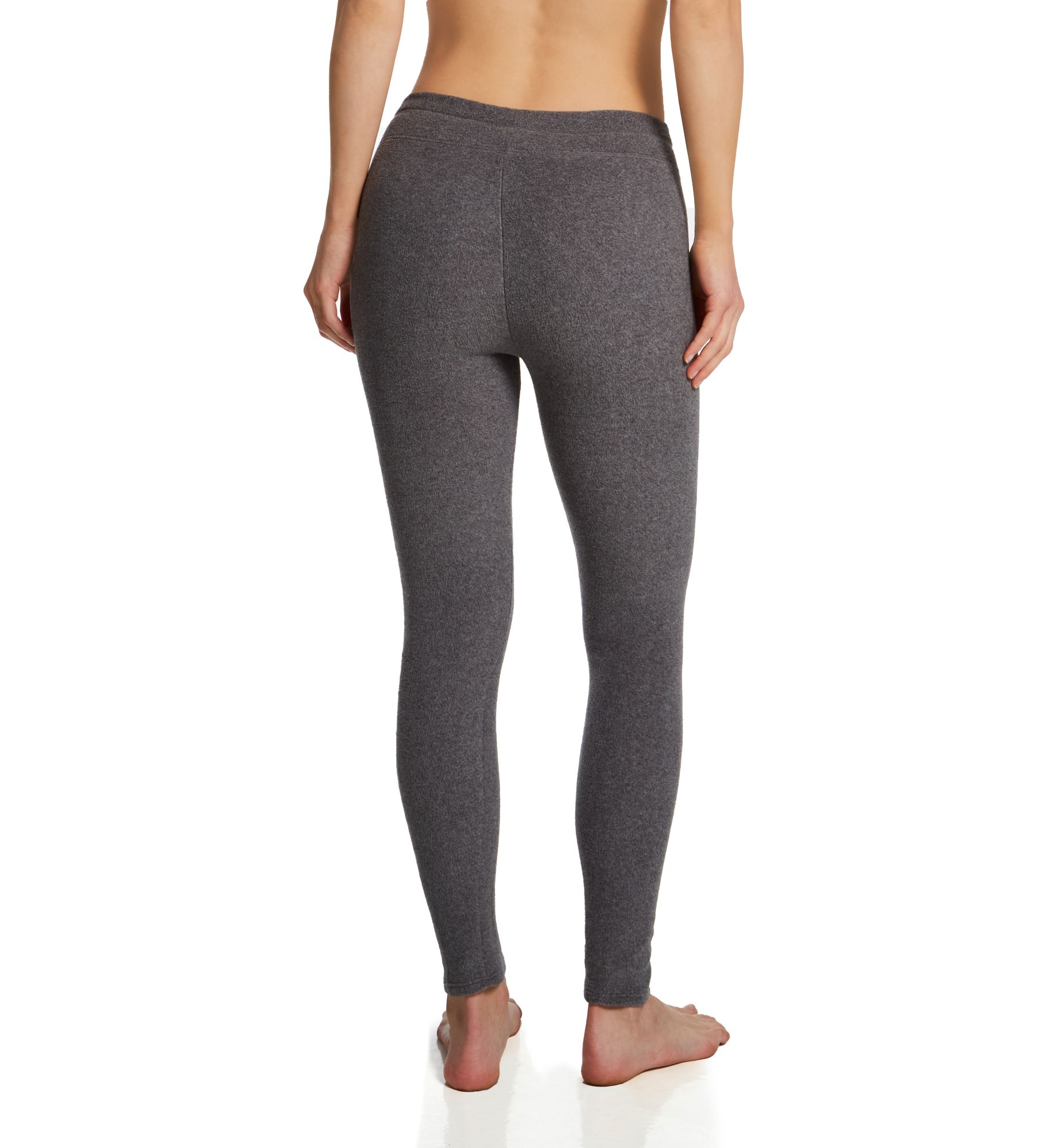 Cuddl Duds Fleecewear with Stretch Legging Charcoal Heather L  - Image 2