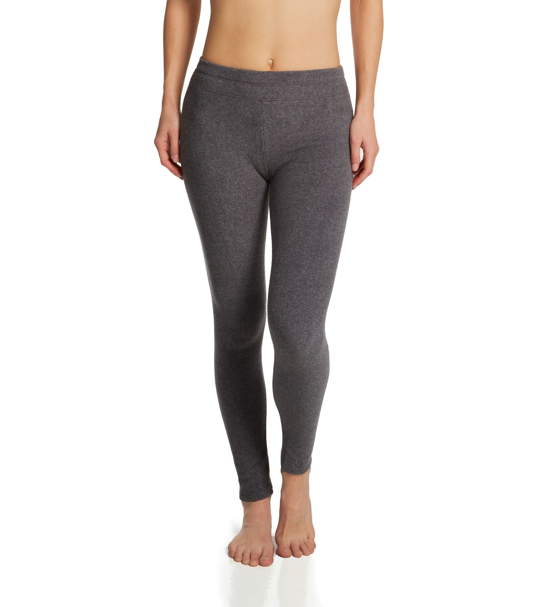 Cuddl Duds Fleecewear with Stretch Legging Charcoal Heather L  - Image 1