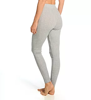 Pointelle Legging Charcoal Heather S