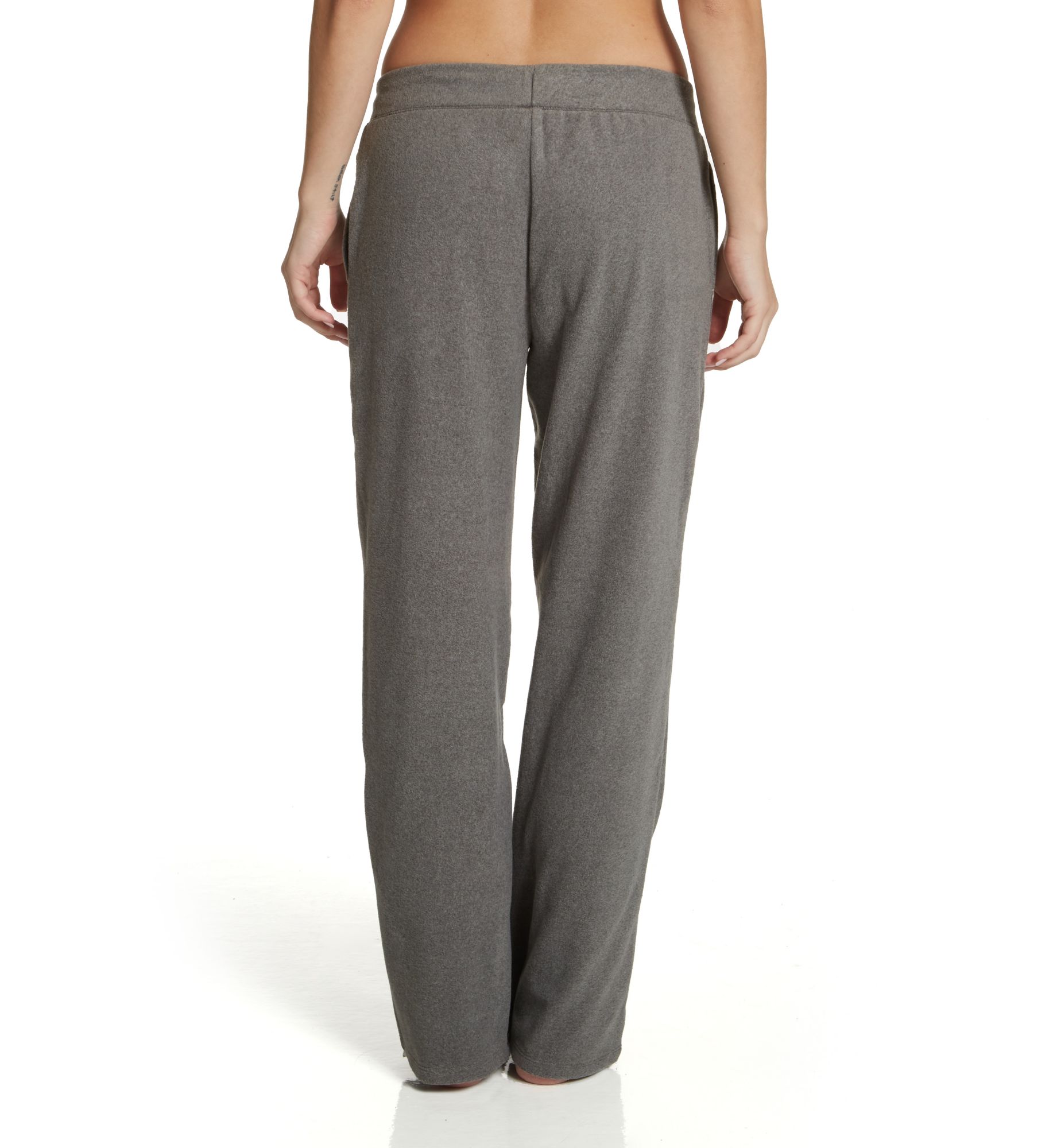 Cuddl Duds Fleecewear with Stretch Lounge Pant Charcoal Heather L  - Image 2