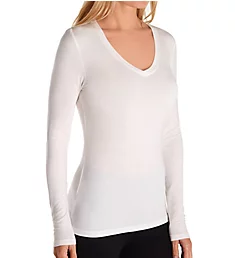 Softwear with Stretch Long Sleeve V-Neck Shirt