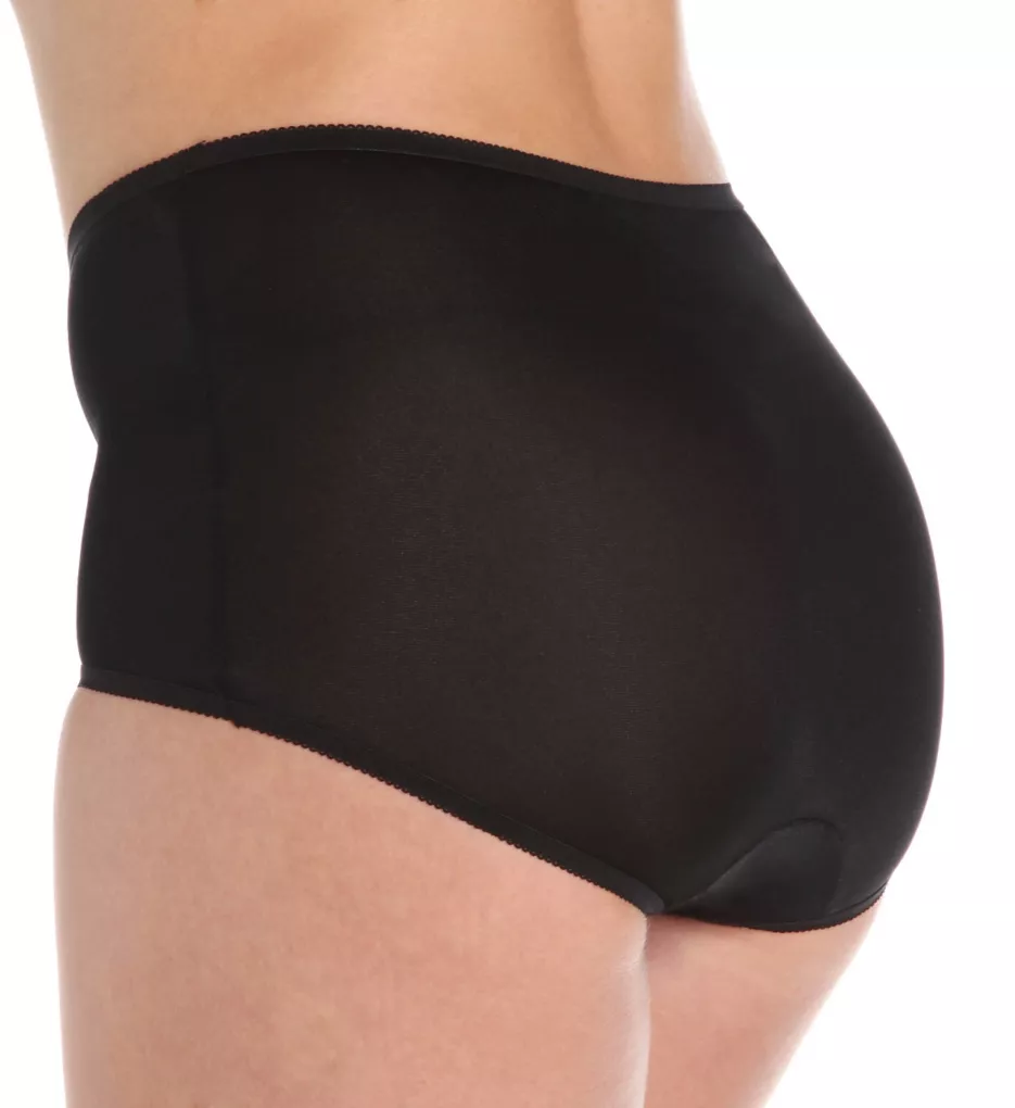 Spdoo 3 Pack Frill Trim Satin Underwear Briefs Panties for Women Nylon  Underwear Lingerie Briefs