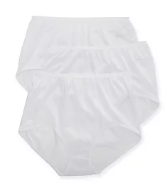 Lorraine Nylon Full Brief Panty - 3-Pack Pearl 5