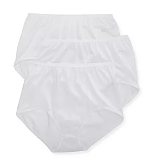 Lorraine Nylon Full Brief Panty - 3-Pack Pearl 5