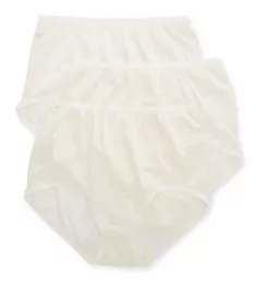 Lorraine Nylon Full Brief Panty - 3-Pack