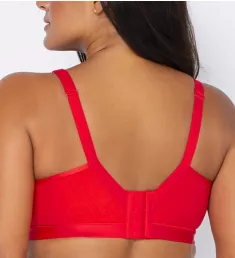 Cotton Luxe Wire Free Bralette Diva Red 44DD