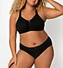 Curvy Couture Cotton Luxe Wire Free Bralette 1010 - Image 6