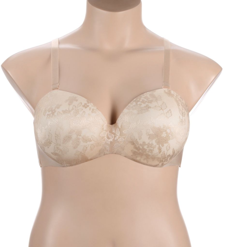Curvy Couture Women's Plus Size Strapless Sensation Multi-Way Bra,  Bombshell Nude, 38D at  Women's Clothing store