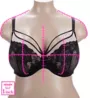 Curvy Couture Tulip Strappy Lace Push Up Bra 1267 - Image 3