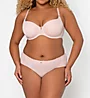 Curvy Couture Tulip Sheer Smooth T-Shirt Push Up Bra 1274 - Image 6