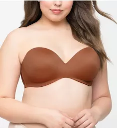 Smooth Strapless Multi-Way Uplift Bra Cocoa 34G